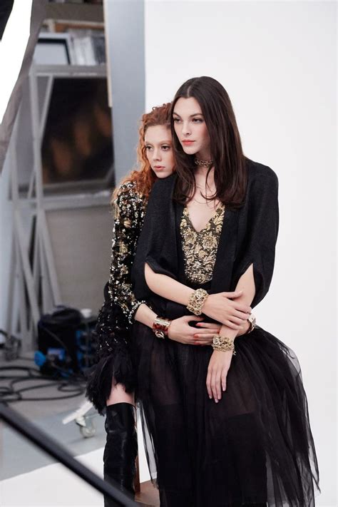 Models Vittoria Ceretti and Natalie Westling embody the.